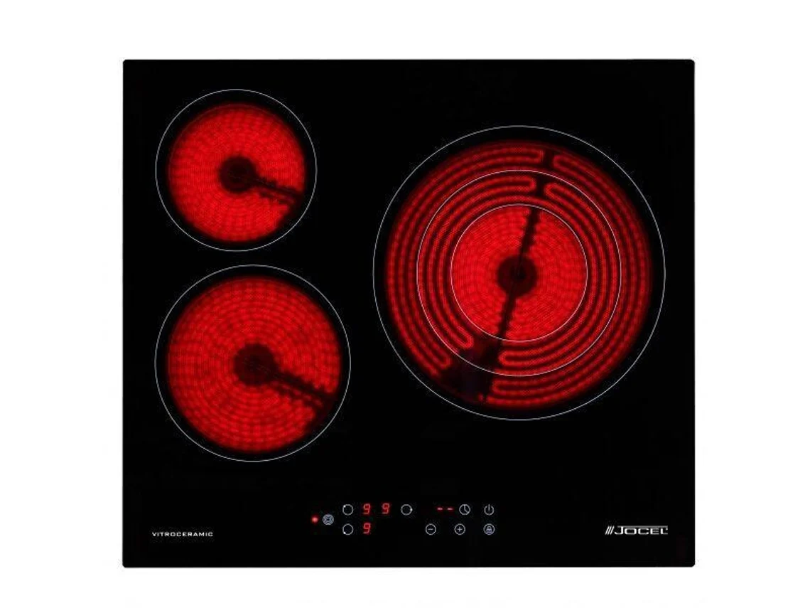 Placa de Vitrocerâmica JOCEL Jp3Ev002006 (Elétrica - Preto)