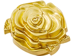 Puxador Decorativo Em Formato De Rosa, Ideal Para Armários E Gavetas De Móveis