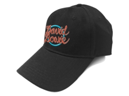 Boné de Baseball David Bowie 1978 World Tour Mesh Back Preto ROCK OFF