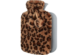 Botella De Água Quente Linjou Com Capa Suave Premium 2l Grande Presente Ideal (32x20cm)