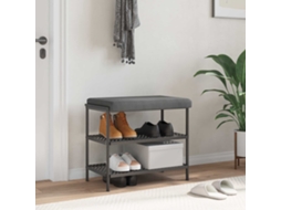 Vidaxl Almofada De Banco Veludo Cinzento-escuro Profundidade 35 Cm