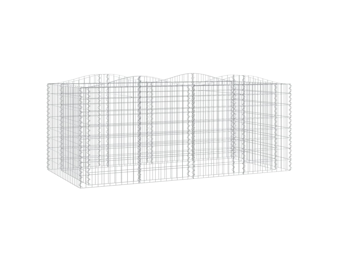 Gabion Raised Bed, Gabion Raised Beds Vidaxl Prateado Ferro (200 X 100 X 100 Cm)