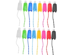 Pacote Com 20 Frascos Flexíveis Transparentes De 30ml, À Prova De Vazamentos, Ideais Para Viagem, Para Loção E Gel De Banho.