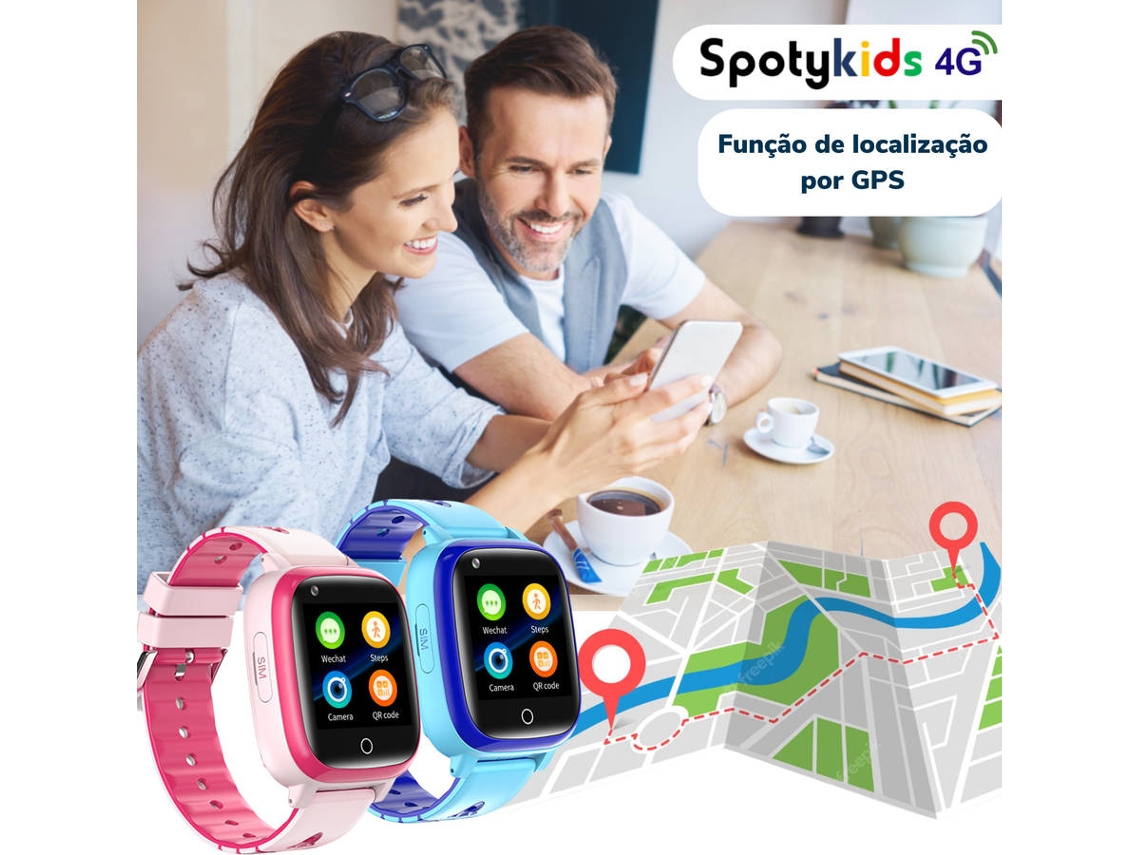 Relógio Smartwatch Criança SPOTYKIDS Chamadas, Jogos e Músicas