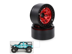 Aro De Roda Beadlock 1.9 Polegadas 12 Buracos Para Rc Crawler 1/10 Compatível Com Hsp Redcat Traxxas Tamiya Hpi Rc4wd Axial 2pcs