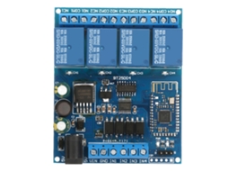 Módulo de Relé Bluetooth Inalámbrico 4 Canais Controle Múltiplo S/MARCA