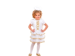 Fato de Menina WIDMANN Anjo Glamoroso Dourado (Tam.: 3-4 anos)