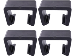 Conjunto Besportble com 4 clipes de plástico para sofá de vime, fixadores criativos e fáceis de usar para movimentação.