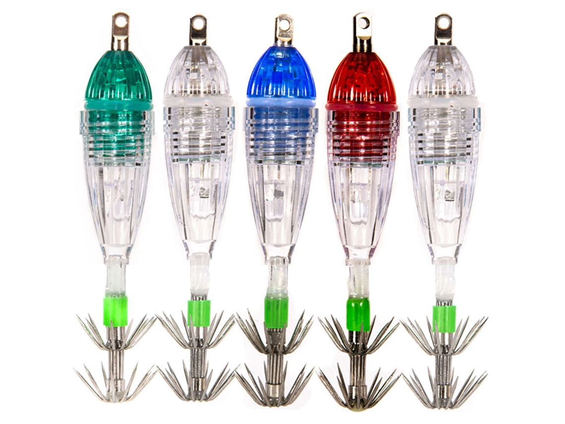 Luz Led Subaquática para Pesca com Anzóis 5un