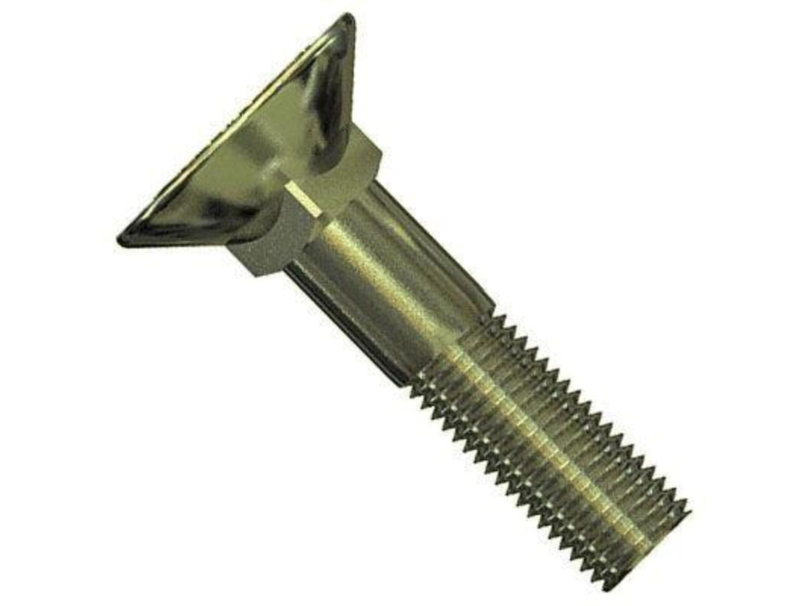 Tornillos arado din608 8,8 bicromatado 12x60 c-tuerca din934