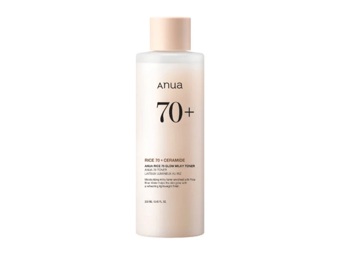 Rice 70 Glow Milky Tónico Nutritivo E Hidratante 250ml Anua