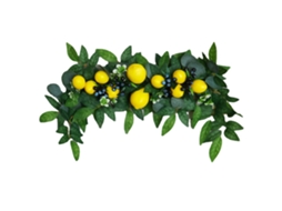 Coroa de Flores para Porta Decoração de Parede com Limões LAXISCREED
