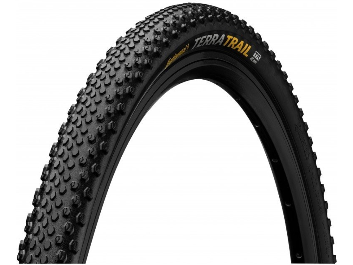 Pneu CONTINENTAL Terra Hardpack Shieldwall Puregrip Compound Plegable (27.5x2.00 cm - Preto)