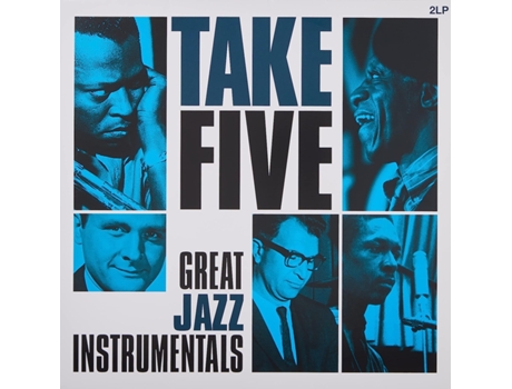 TAKE FIVE - GREAT JAZZ INSTRUMENTALS - Vários Artistas [2LP VINIL AZUL] Edição Limitada .