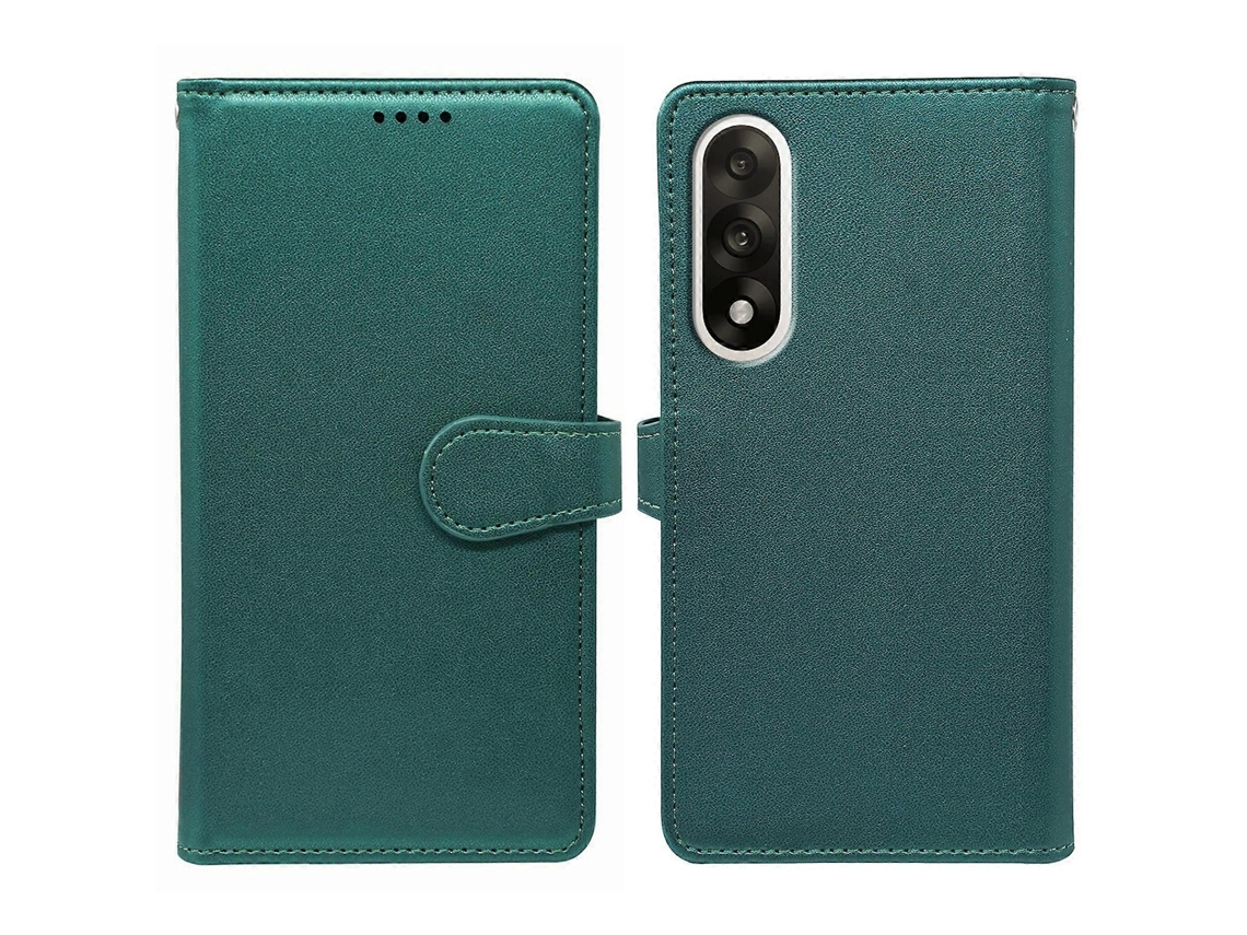 Capa Tkdaddy Para Oneplus Ace 5 Ultra 5g / Nord 5 5g Com 9 Compartimentos Para Cartões E Suporte De Couro Sintético, Verde