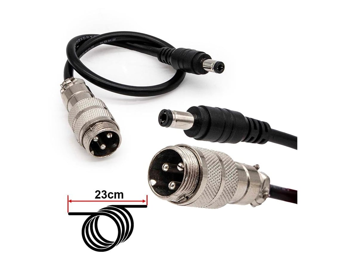 Adaptador Aéreo Gx16 A Dc55x25