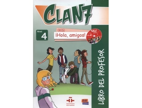 Livro Clan 7 con Hola Amigos de Edinumen e Equipo (Inglês)