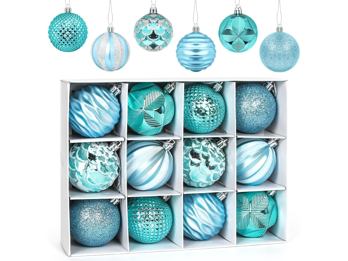 Bolas Decorativas De Natal - Azul