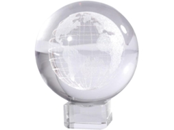 Esfera Cristal Gravada 3d Elegante Bolhas Feita Artificial Decoração Casamentos 6 Casa Cm GOKOCO