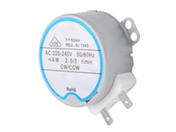 Motor Síncrono Mini Aço Inox Baixo Ruído Unidirecional Cw Ccw Ac 220-240v
