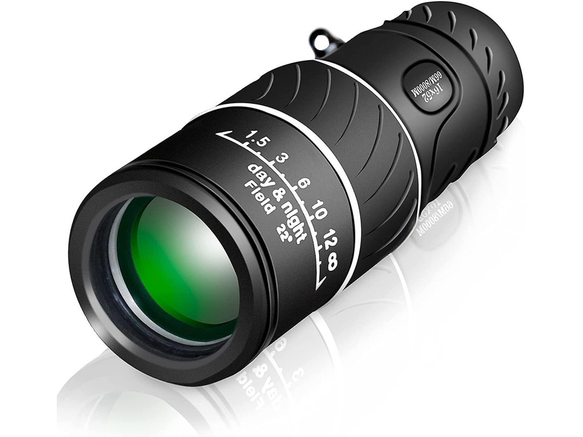 Mini-telescópio Preto De Alta Potência Zoom Ajustável Ótico Monocular Binóculos Telescópios Caminhadas, Acampamento, Viagem,(preto)