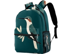 Mochila Escolar Com Estampa De Borboletas Estreladas E Porta-garrafas Para Meninas E Meninos.