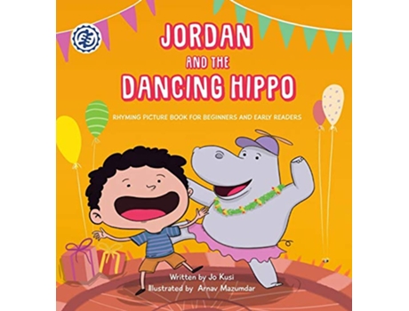 Livro Jordan and the Dancing Hippo Rhyming Picture Book for Beginners and Early Readers de Jo Kusi (Inglês)