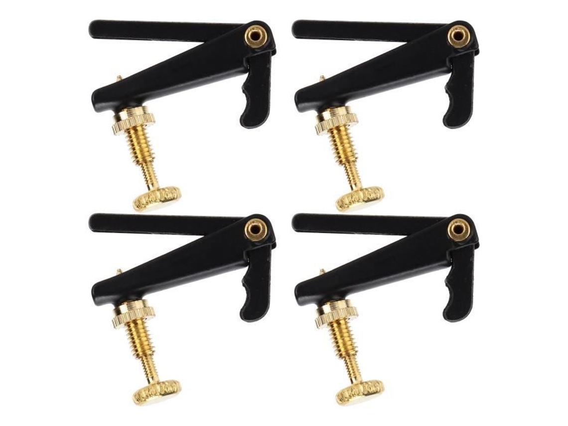 Peças de Afinadores Finos de Metal Violino Afinadores Finos Ajustador de Corda de Metal Acessórios Musicais de Substituição