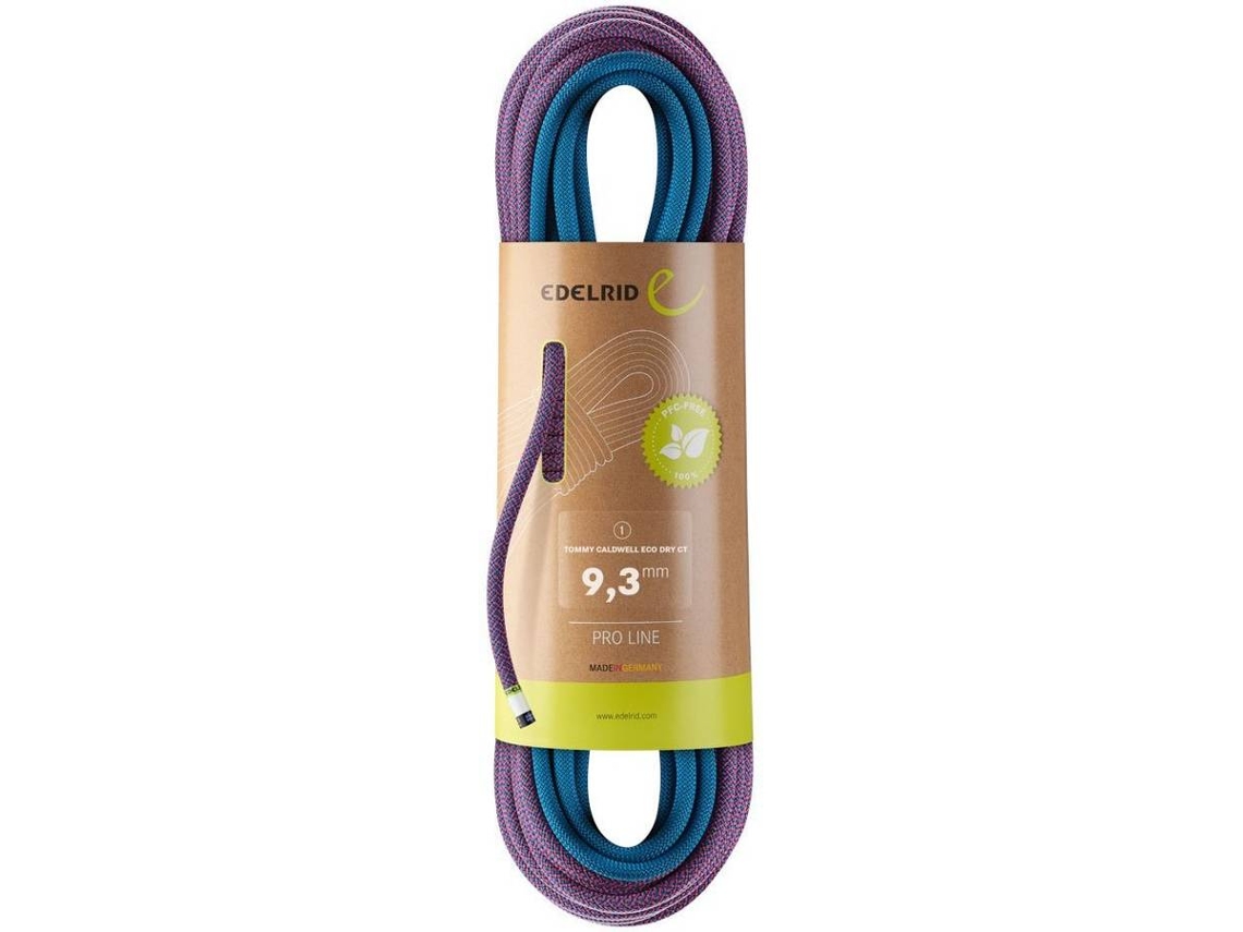 Corda De Escalada EDELRID Cordas Tommy Caldwell Eco Dry Ct (Azul - 80 m)