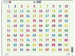 Puzzle LARSEN Maxi La-Ar10 em Forma de 100 Peças