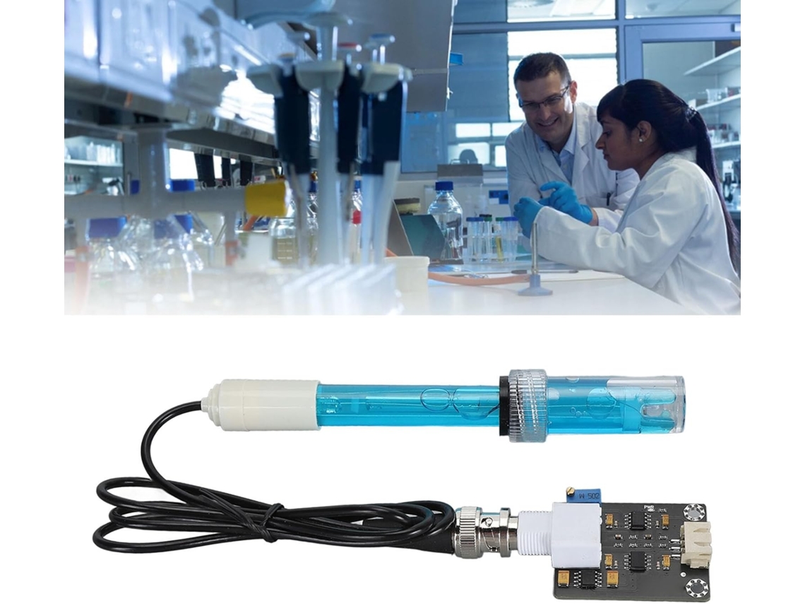 Módulo Sensor De Ph, Design Indicador E Interface De Alimentação Bnc Xh2.54