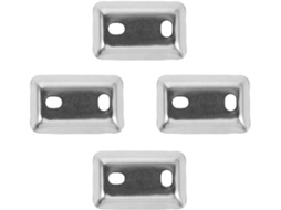 Kit De 4 Arruelas De Aço Inoxidável Yarnow Para Suportes De Toalha E Porta-papel Higiênico, Maior Estabilidade E Fácil