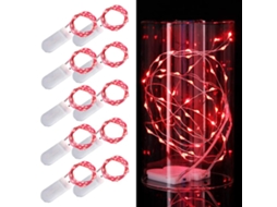 Conjunto De Luzes Led, 10 Unidades, Alimentação Por Bateria, Para Decoração E Utilização Em Diferentes Ambientes