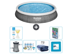 Piscina Bestway Fast Set Redonda 396x84 Cm 5 peças S188 BESTWAY