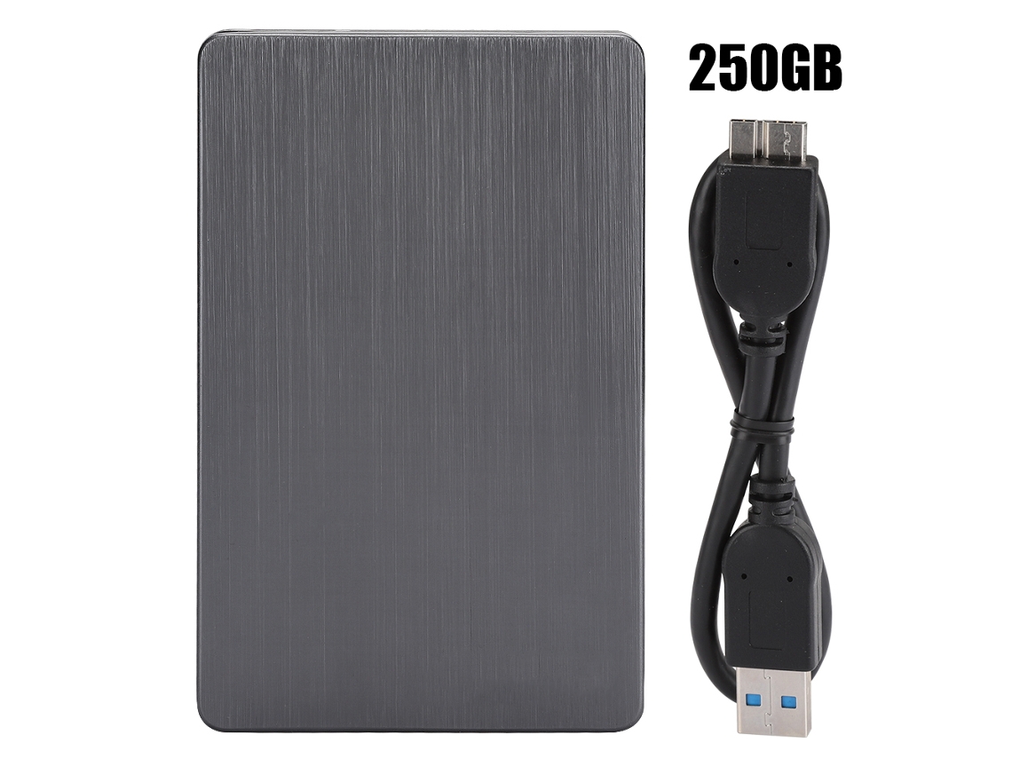 2026zentro-disco Rígido Móvel 2.5 Polegadas Cinza Escuro Usb3.0 Hdd/ssd Para Sata 250gb