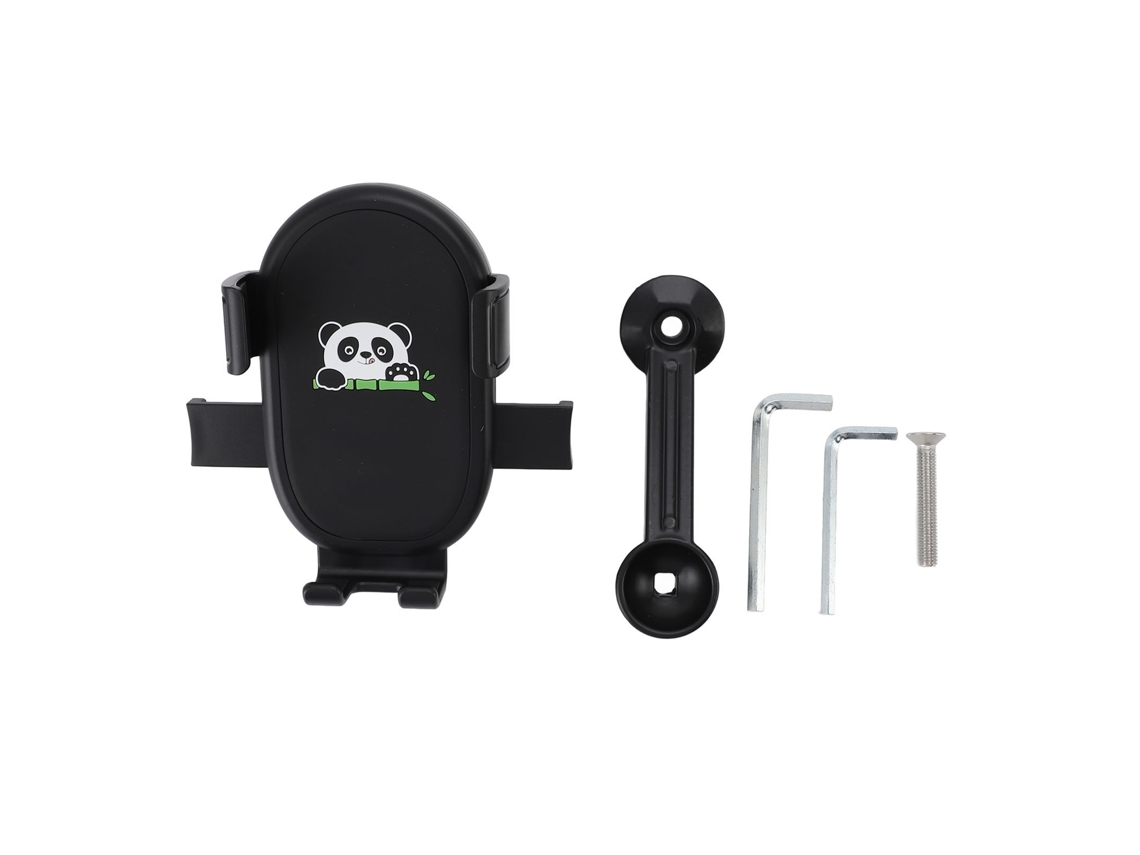 SUPORTE para Celular de Moto, Absorção de Impacto, Desenho Cartoon, para telefones de 4.7 a 7.1 polegadas, Preto | S/MARCA