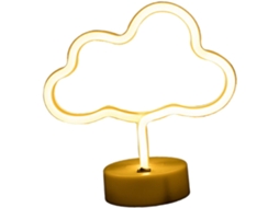 Luminária Noturna Usb Em Formato De Nuvem Com Sensor Movimento Para