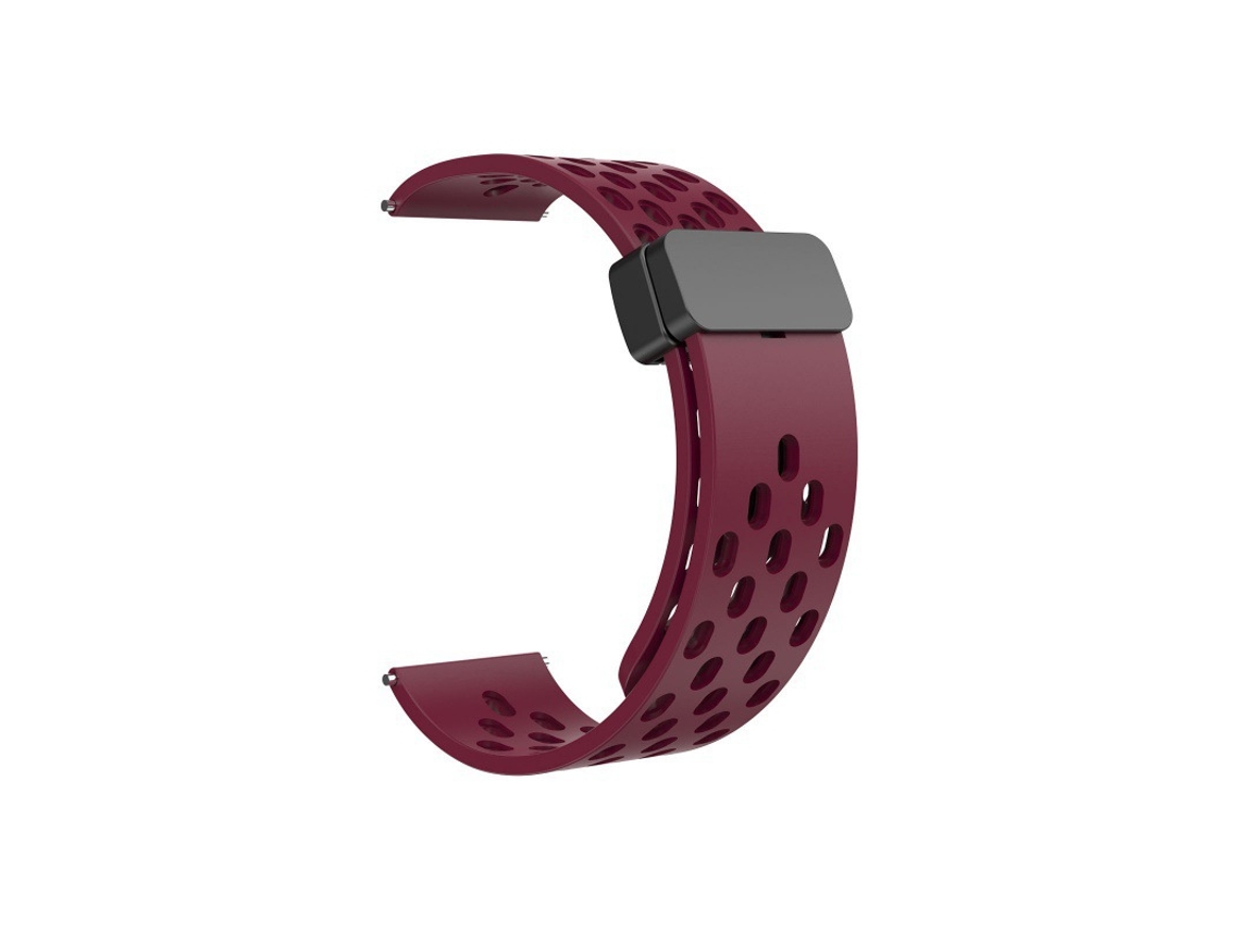 Pulseira Magnética Perfurada De Silicone Para Relógio Gt6, Compatível Com Huawei Gt5, Samsung Watch6, Xiaomi S4, Band