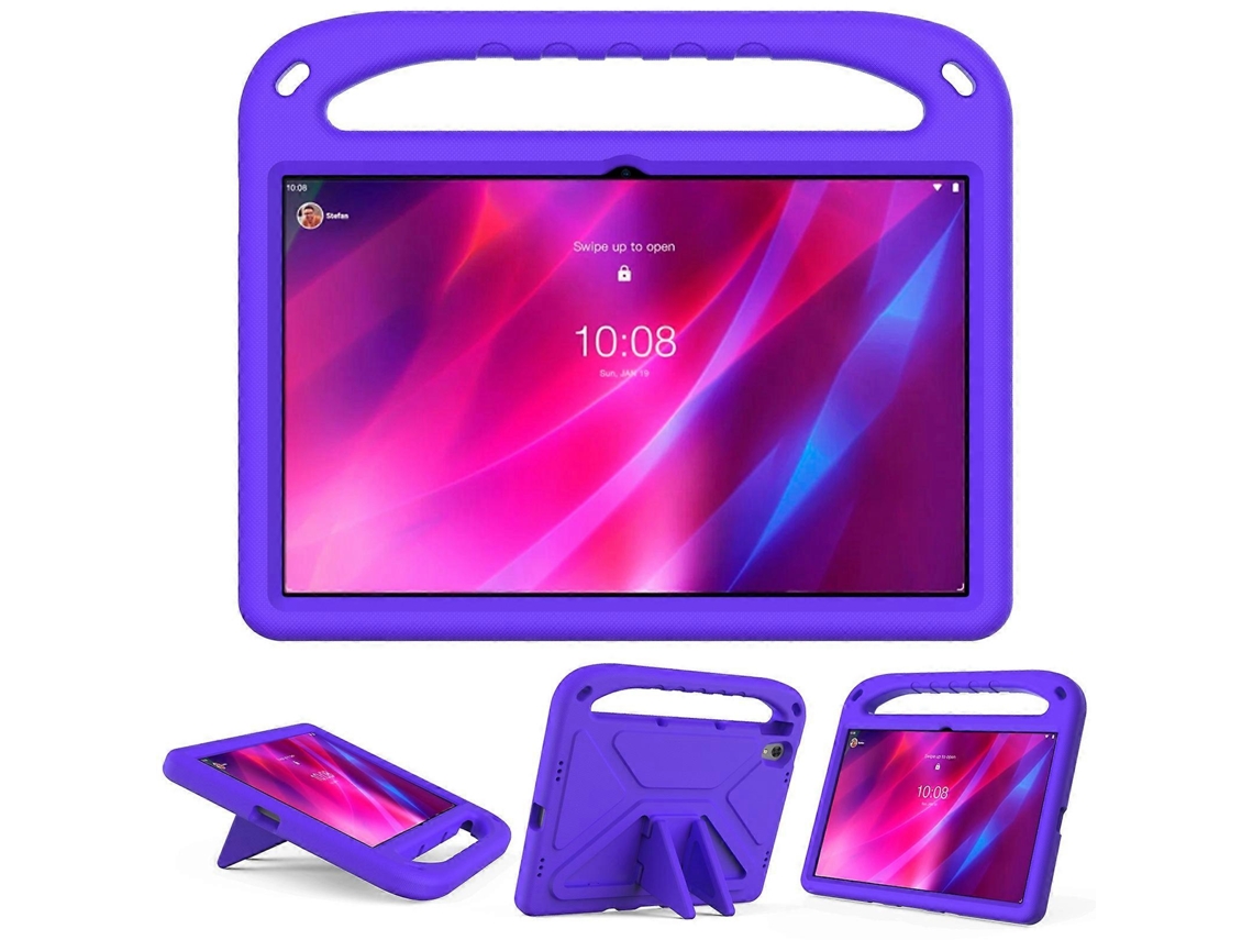 Capa Protetora Portátil Em Eva À Prova De Choque E Quedas Com Suporte Triangular Para Lenovo Tab P11 Tb-j606f / Tab P11 Plus Tb-j607f (preta).