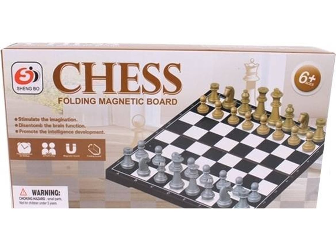 Compre Conjunto de xadrez magnético, jogo de tabuleiro de xadrez