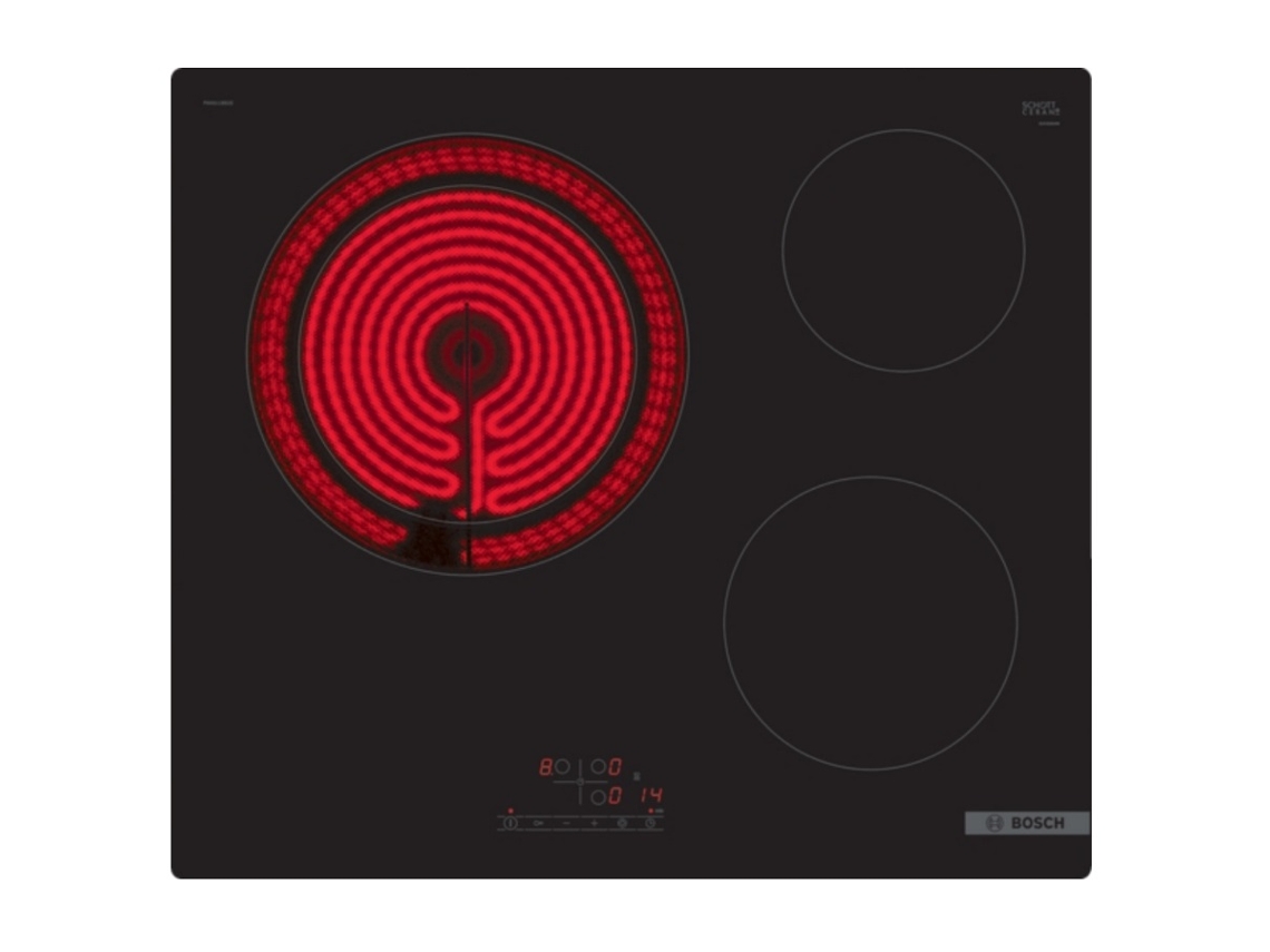 Placa de Vitrocerâmica BOSCH PKK611BB8E (Elétrica - 62 cm - Preto)