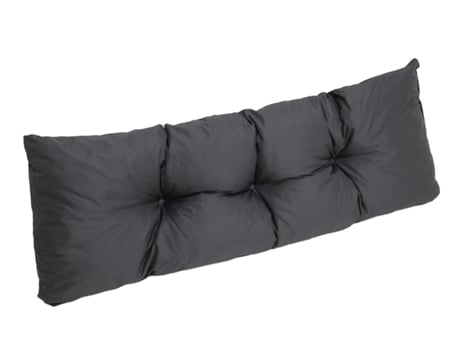 Almofada Palete 120X40Cm Almofada de Assento Euro-Paletes Almofada de Chão para Crianças Almofada de Palete para Exterior em Antracite SETGARDEN