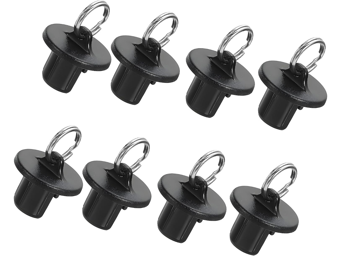 Conjunto De Tampas Segurança Para Hastes Persianas Enrolar, Acessórios Leves Com Corpo Em Forma De Laço Metal Para