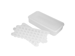 Molde de Gelo com Caixa 1.7l 2 Camadas 72 Cubos Pp Alimentar com Tampa Vedada S/MARCA