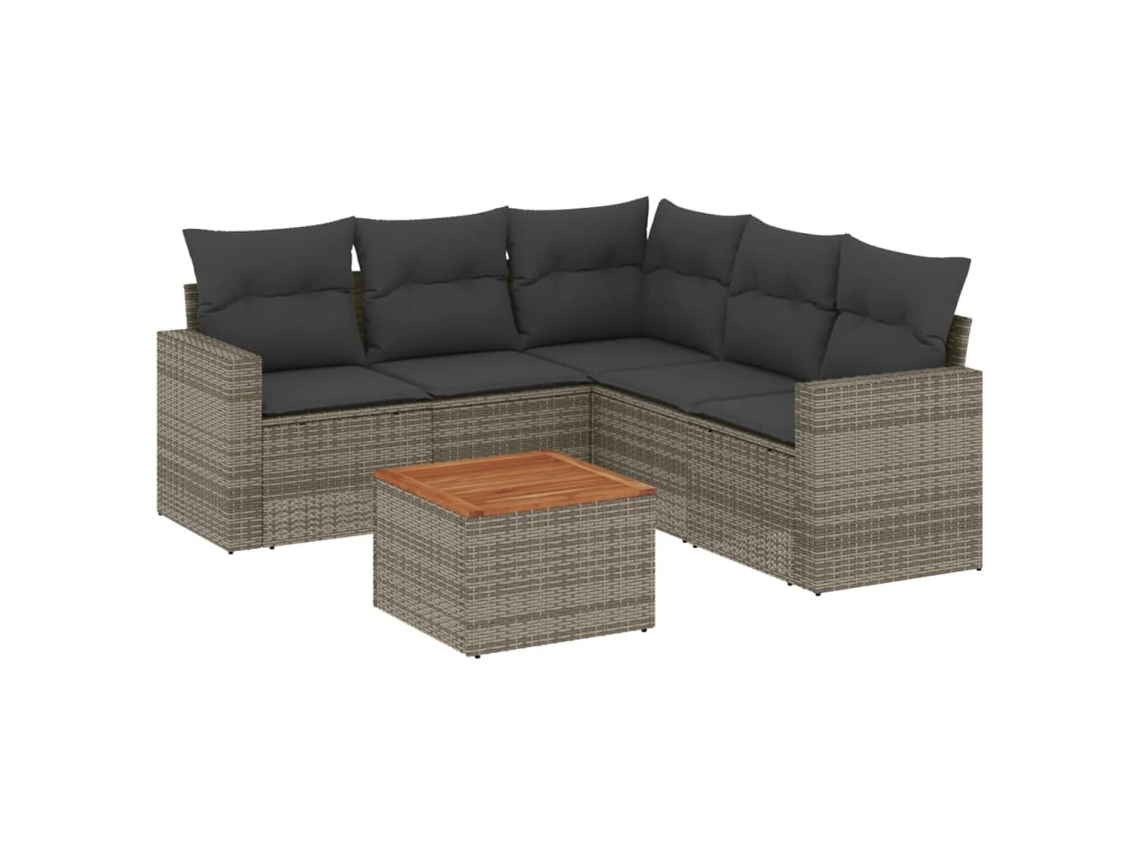 Garden Sofa Set, Garden Sofa Sets Vidaxl Cinzeto Rattan / Vime (n/a)