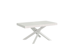 Mesa Extensível Volantis 200/460x90 Cm Branco Freixo Pernas Brancas Itamoby