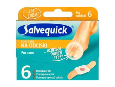 Plastry De Dor Salvequick Alívio E Reduçao Da Pressao, 6 Unidades Orkla Care