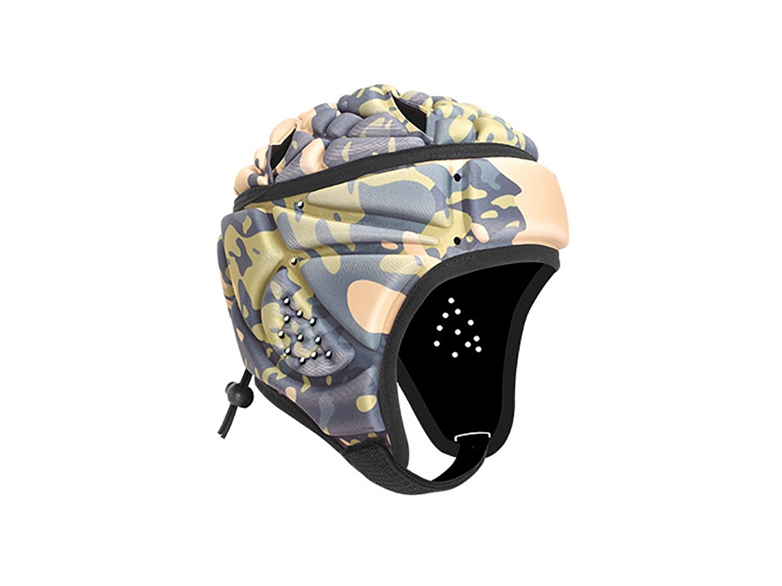 (d) Capacete Macio De Rugby, Capacete De Futebol, Capacete De Segurança Esportivo Infantil
