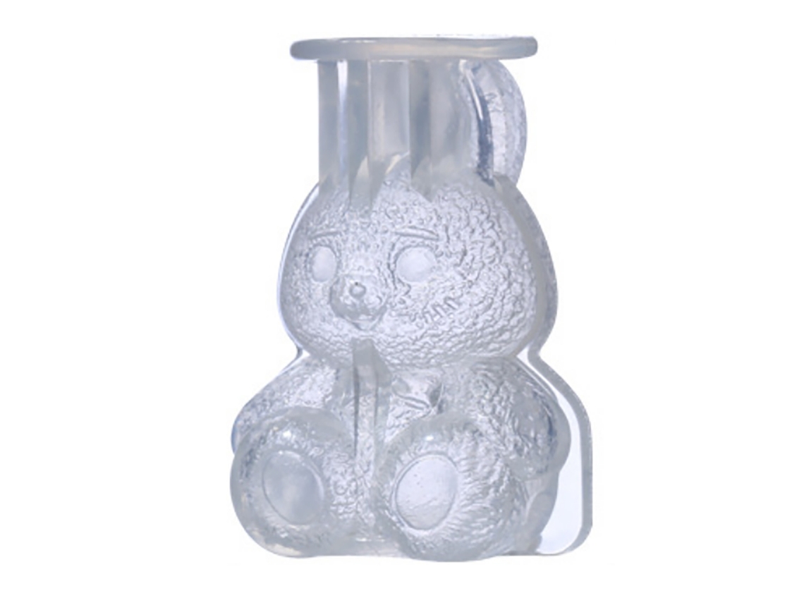 Nova Line molde de Cubos de Gelo em Forma de Coelho Silicone Macio Fácil Demoldar 3d Cute 50x70mm