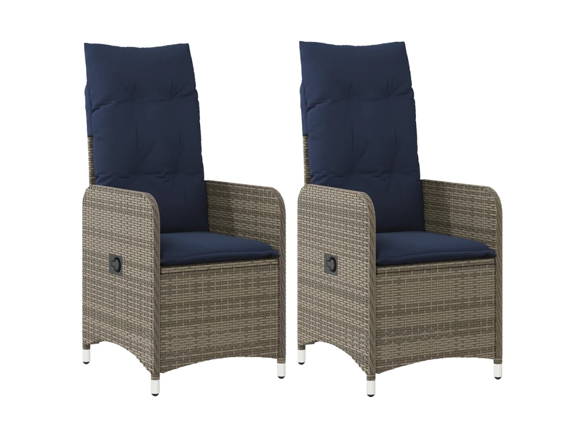 Reclining Garden Chair, Reclining Garden Chairs Vidaxl Cinzeto Rattan / Vime (n/a)